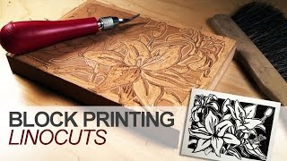 Block Printing  Linocuts [upl. by Audy]