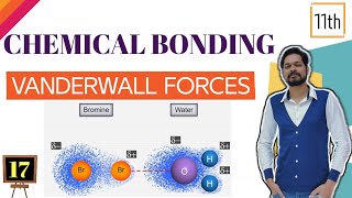 Chemical Bonding । Class 11L17 । Vanderwaal forces । Metallic bond [upl. by Lothaire896]