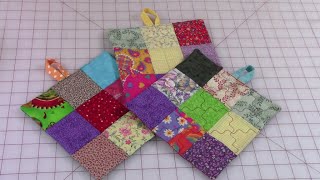 10 Minute Pot Holder  The Sewing Room Channel [upl. by Enelaehs894]