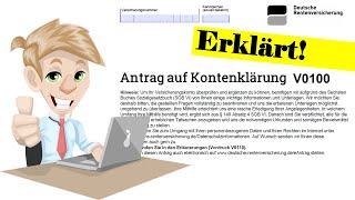 Kontenklärung erklärt Wie den Antrag V0100 ausfüllen [upl. by Eastlake]