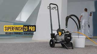 Wagner SF23 Pro  Verstaile and robust paint sprayer [upl. by Litta]