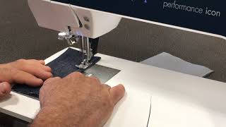 The brand new Pfaff Performance Icon Sewing Machine [upl. by Esil]