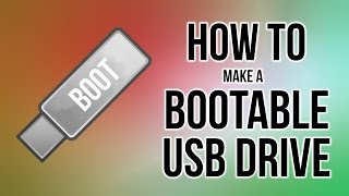 How to create a bootable USB Drive [upl. by Accisej]