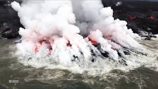 Kīlauea Volcano — Fissure 8 Flow From Vent to Sea [upl. by Nick380]