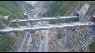 Railway Tunnel with Chinas Biggest Cross Section Completed in NW China [upl. by Neirbo975]