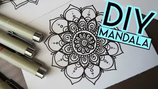 How to Draw a MANDALA [upl. by Ibmat]