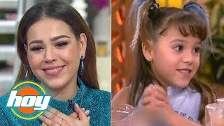 Danna Paola se puso nostálgica al recordar cuando fue parte de HOY [upl. by Enirolf]