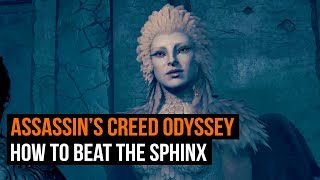 How to beat the Sphinx in Assassins Creed Odyssey [upl. by Eylk]