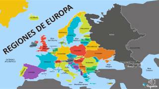 Regiones geográficas de Europa 2020 [upl. by Truman4]