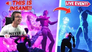 Nick Eh 30 reacts to Travis Scott CONCERT in Fortnite [upl. by Ahsilahk678]