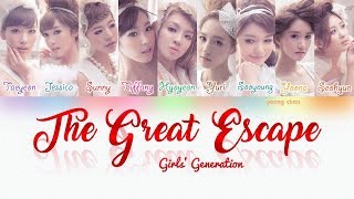 Girls’ Generation 少女時代 – THE GREAT ESCAPE Lyrics [upl. by Keenan]