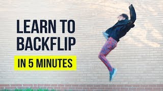 How to Backflip on Ground in 5 Minutes  Tutorial [upl. by Arnaud390]