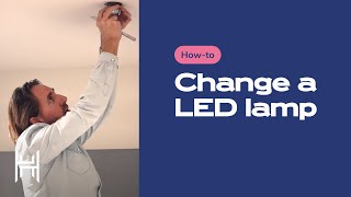 How to change a broken LED lamp Studio maintenance [upl. by Hild]