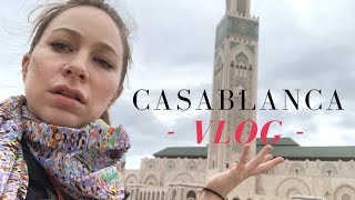 CASABLANCA MOROCCO CITY TOUR  Travel Vlog [upl. by Nasya]