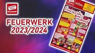 SONDERPREIS BAUMARKT FEUERWERK PROSPEKT 20232024 VORLÄUFIG 1 [upl. by Orianna787]