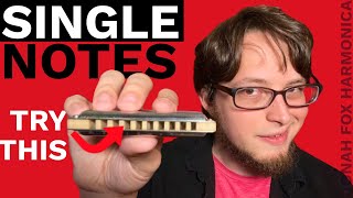 Harmonica Single Notes EXPLAINED  Blues Harp Lessons For Beginners [upl. by Melonie]