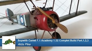 Sopwith Camel F1 Academy 132 Complet Build Part123 [upl. by Faythe156]