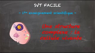 SVT FACILE  1ère ens sci  Une structure complexe  la cellule vivante [upl. by Iron]