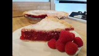 Raspberry Pie Recipe with Frozen Berries [upl. by Isiad]