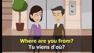 apprendre langlais conversation  leçon 1 [upl. by Ariajay688]