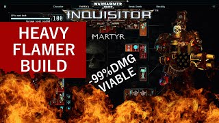 Warhammer 40K Inquisitor Martyr  Heavy Flamer Build [upl. by Yelyk833]