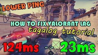 VALORANT HIGH PING FIXED TAGALOG TUTORIAL [upl. by Perceval689]