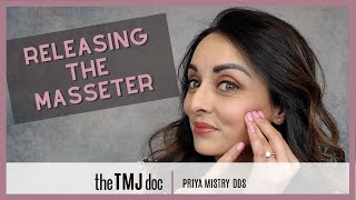 Releasing the Masseter  Priya Mistry DDS the TMJ doc tmj tmjexercises jawpopping [upl. by Behlau]