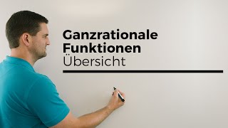 Ganzrationale Funktionen Übersicht Polynomfunktionen  Mathe by Daniel Jung [upl. by Bram277]