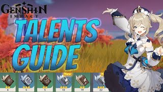 Talents Guide  How to level up Talents  Genshin Impact [upl. by Mochun]