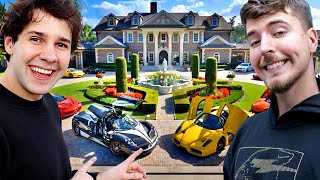 10 Richest YouTubers of 2021 MrBeast David Dobrik PewDiePie Dude Perfect [upl. by Lati]