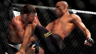 Anderson Silva vs Michael Bisping FIGHT HIGHLIGHTS [upl. by Aihtiekal803]