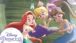 Disney Princess 5 Minute Stories  Ariel Makes Waves  Disney Princess Club [upl. by Nafri350]