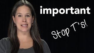 How to Pronounce IMPORTANT  American English [upl. by Acnaiv]