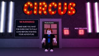 ESCAPE ROOM CIRCUS Walkthrough Roblox [upl. by Eimme]