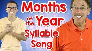 Months of the Year Syllable Song  Counting Syllables  Phonological Awareness  Carter Bolich [upl. by Eleonora]