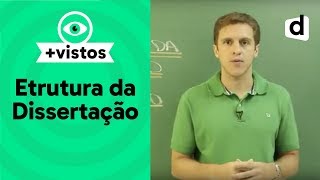 ESTRUTURA DA DISSERTAÇÃO INTRODUÇÃO  RESUMO PARA O ENEM REDAÇÃO  DESCOMPLICA [upl. by Neruat]