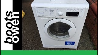 how to clean Indesit IWDE7145 washing machine filter [upl. by Drona3]