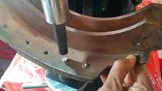 Brake shoe line Riveting [upl. by Stahl982]