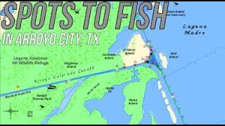 5 Spots to Fish in Arroyo City TX [upl. by Retsof]