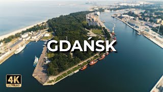 Gdańsk z drona  Cinematic  LECE W MIASTO™ 4k [upl. by Jabe]