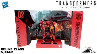 Optibotimus Reviews Transformers Studio Series Deluxe Class STINGER [upl. by Neras]