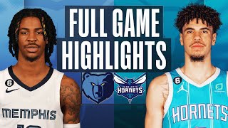 GRIZZLIES at HORNETS  FULL GAME HIGHLIGHTS  January 4 2023 [upl. by Assirac]