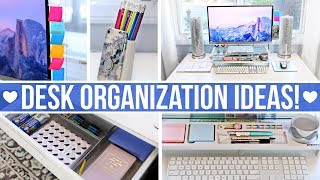 DESK amp OFFICE ORGANIZATION IDEAS [upl. by Philippine]