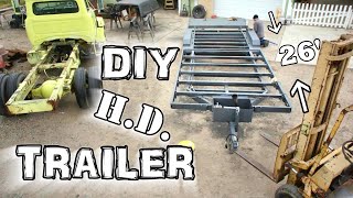 Harbor Freight Utility Trailer Build DIY utilitytrailer [upl. by Anyah]