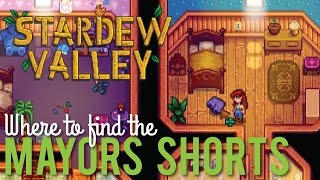 Where to find the Mayors Shorts in Stardew Valley [upl. by Ebaj572]