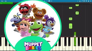 Muppet Babies Theme Song  EASY Piano Tutorial [upl. by Alverta146]