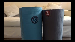 Manduka Pro vs eKo Yoga Mat Comparison [upl. by Doelling]