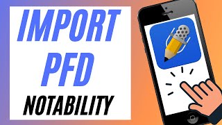 How to Import Pfd Into Notability [upl. by Tiebold477]