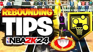 HOW TO GET EVERY REBOUND IN NBA 2K24 [upl. by Meg]