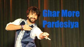 Dance on GHAR MORE PARDESIYA Kalank by Devesh Mirchandani [upl. by Kcirreg137]